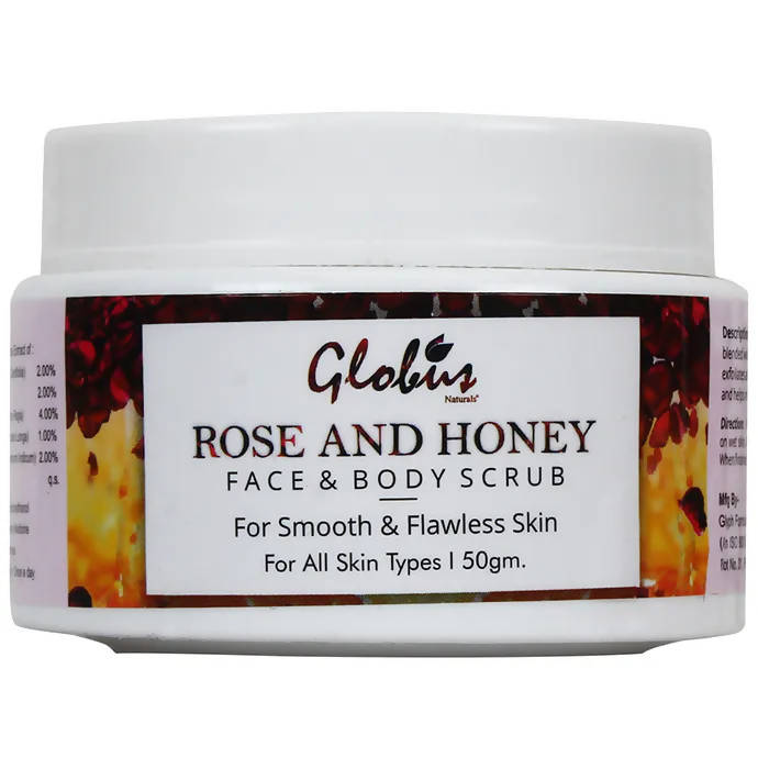 Globus Naturals Rose & Honey Face & Body Scrub