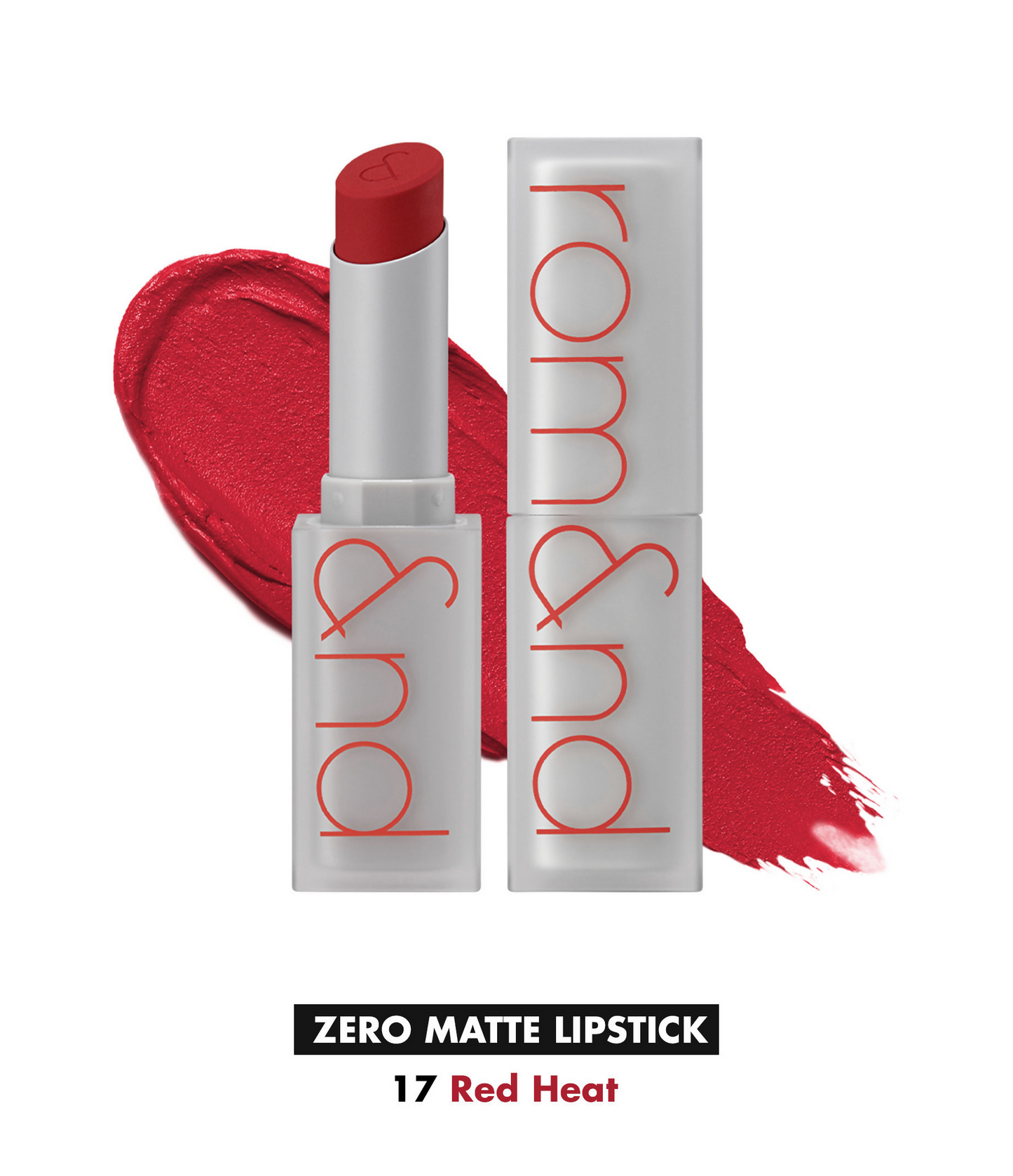 Rom&nd Zero Matte Lipstick - 17 Red Heat