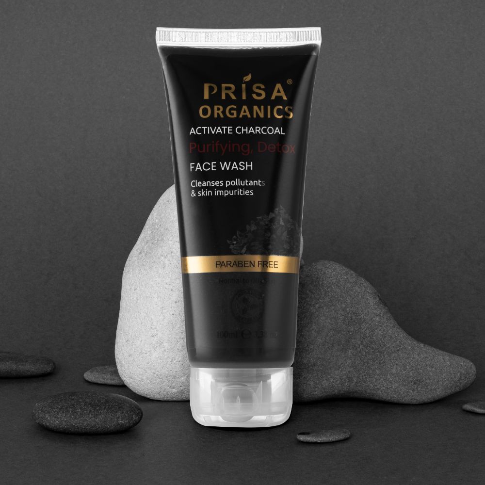 Prisa Organics Activate Charcoal Purifying cleanse  Face Wash