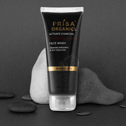 Prisa Organics Activate Charcoal Purifying cleanse  Face Wash