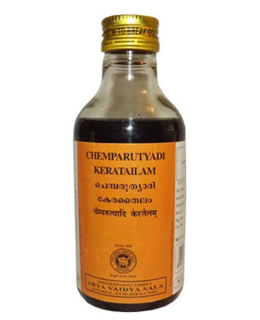Buy Kottakkal Arya Vaidyasala Chemparuthyadi Kera Tailam  -  Ayurvedic Baby Oil from DrMediCart, Ship from India to USA