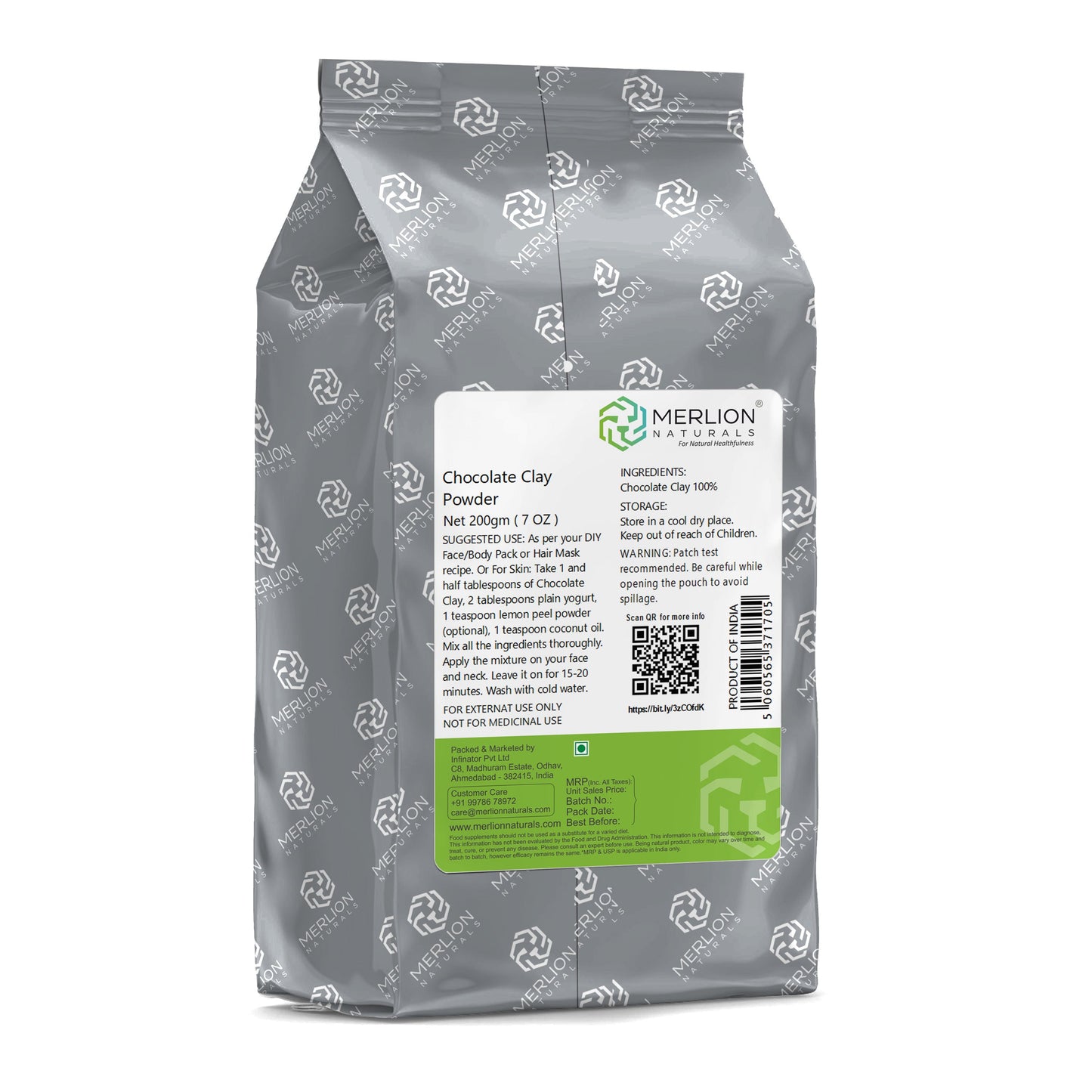 Merlion Naturals Chocolate Clay Powder