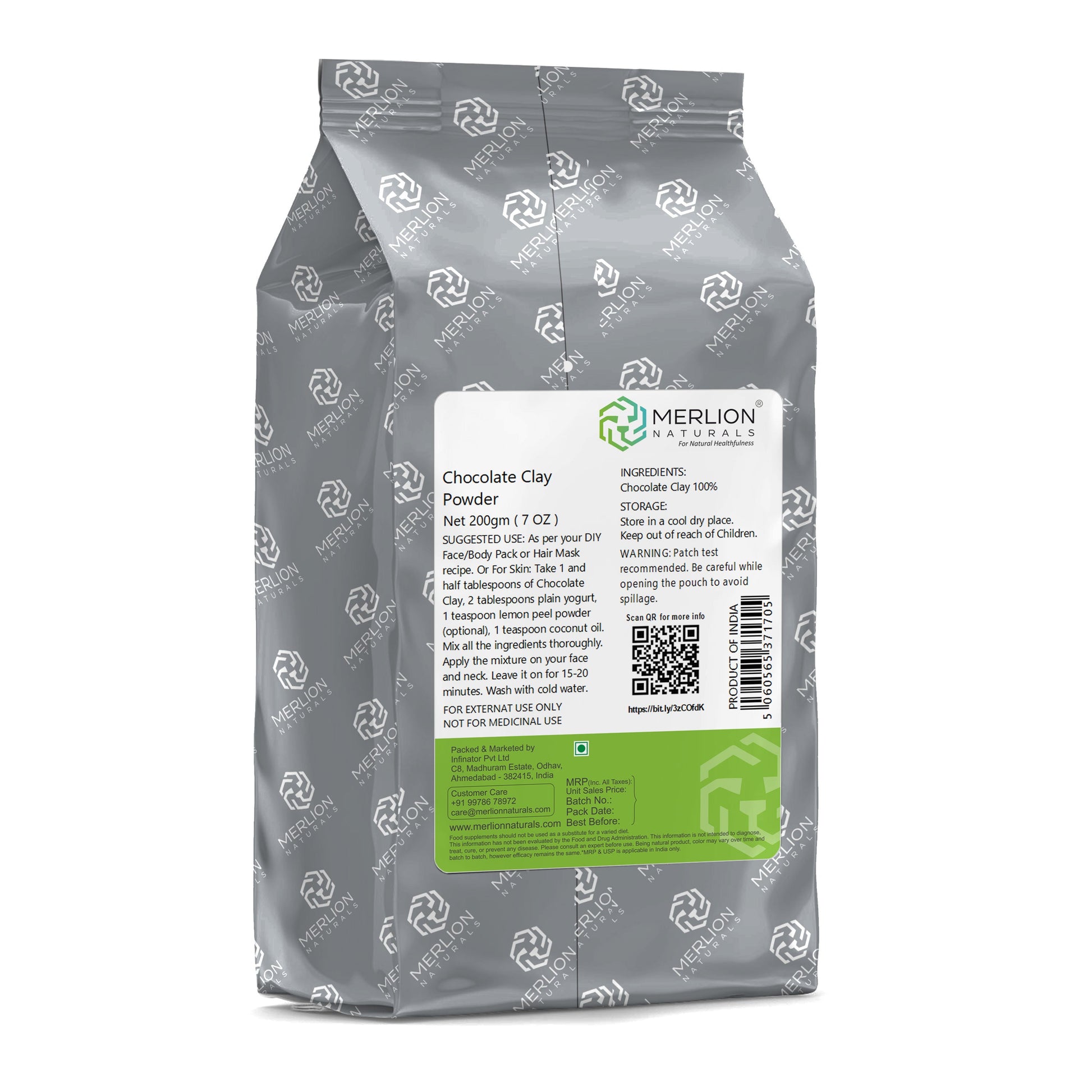 Merlion Naturals Chocolate Clay Powder