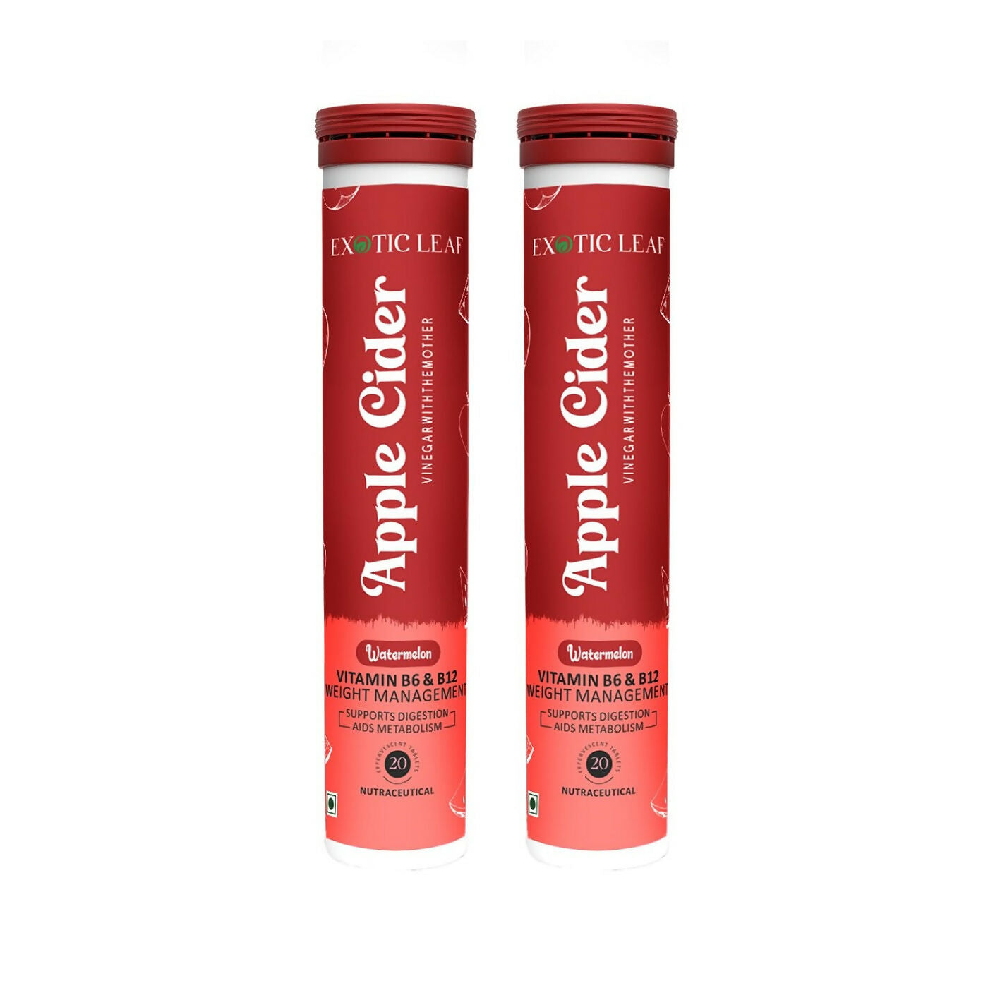 Exotic Leaf Watermelon Apple Cider Vinegar Tablets