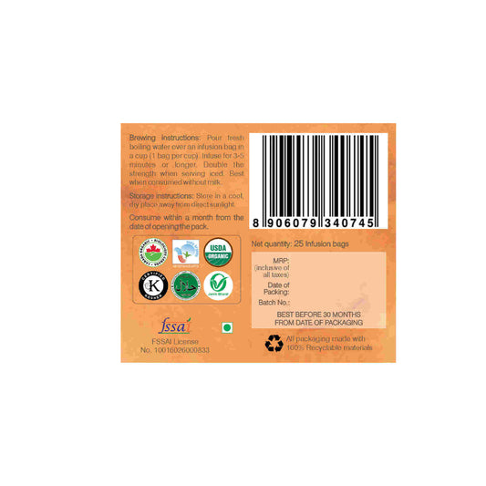 Buy Organic Wellness Cinnamon Liquid Yoga Teabags from DrMediCart, Ship from India to USA