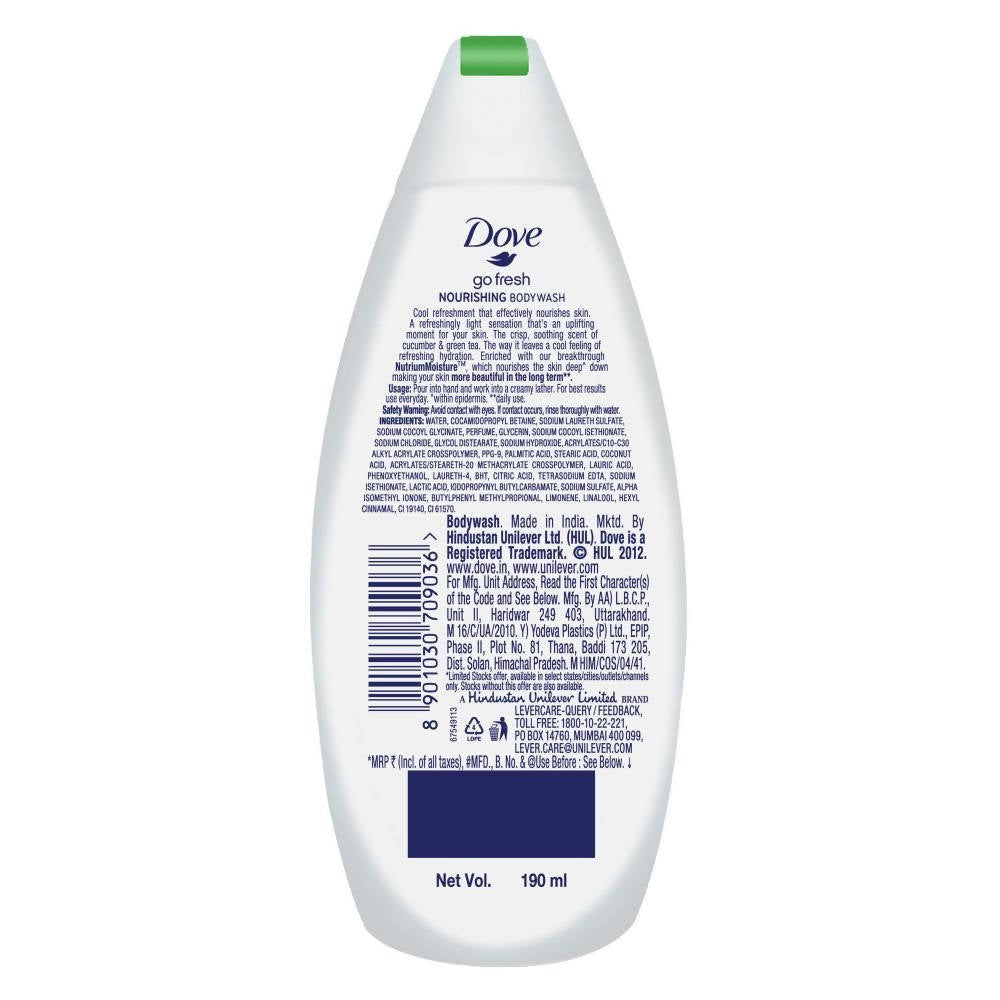 Dove Go Fresh Nourishing Body Wash 
