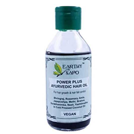 Buy Earthy Sapo Power Plus Ayurvedic Hair Oil from DrMediCart, Ship from India to USA