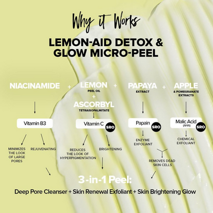 Nudestix Nudeskin Lemon-Aid Detox & Glow Micro-Peel