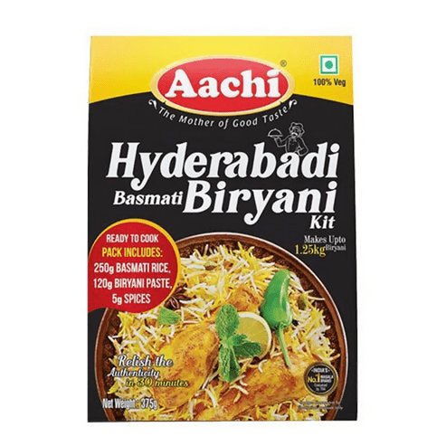 Buy Aachi Hyderabadi Basmati Biryani Kit from DrMediCart