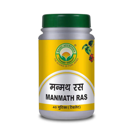 Buy Basic Ayurveda Manmath Ras Tablets from DrMediCart, Ship from India to USA