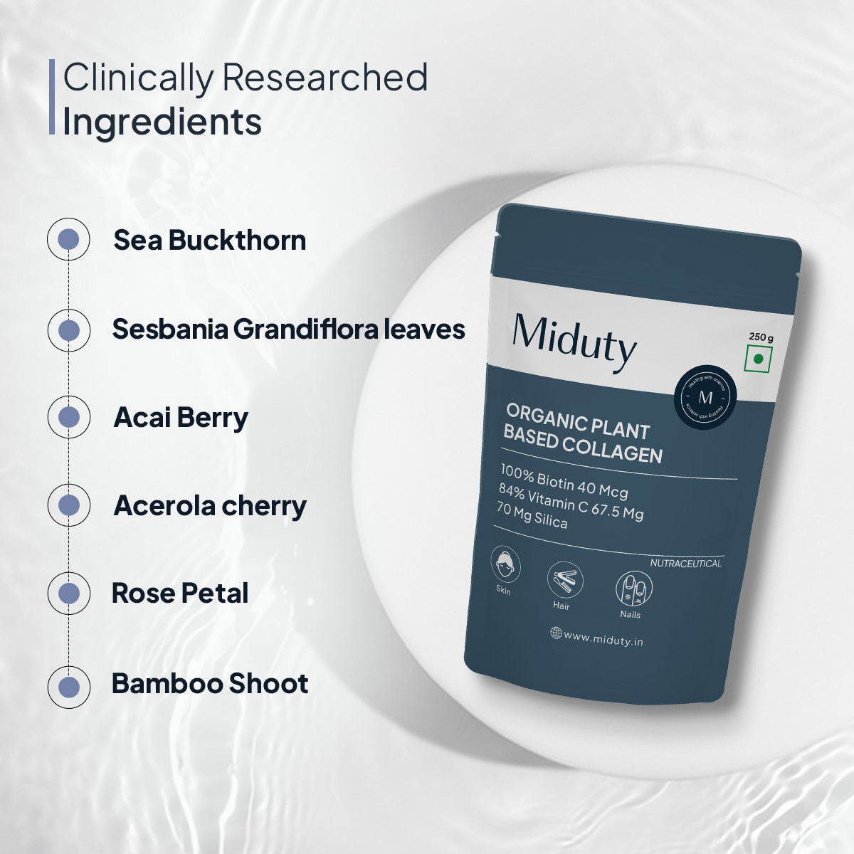 Miduty by Palak Notes Organic Plant Based Collagen