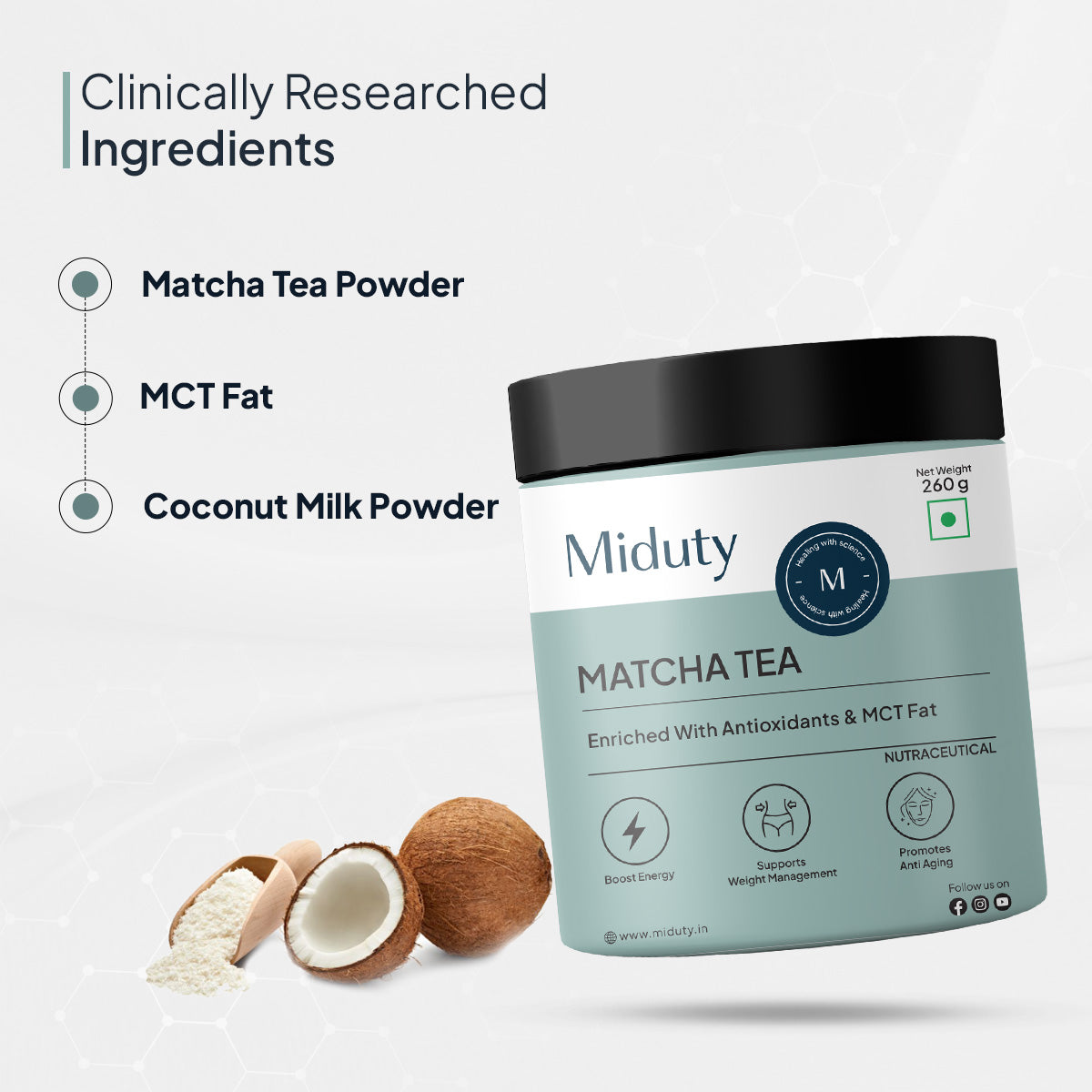 Miduty by Palak Notes Matcha Tea
