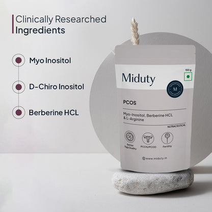 Miduty by Palak Notes PCOS Periods Fertility Powder
