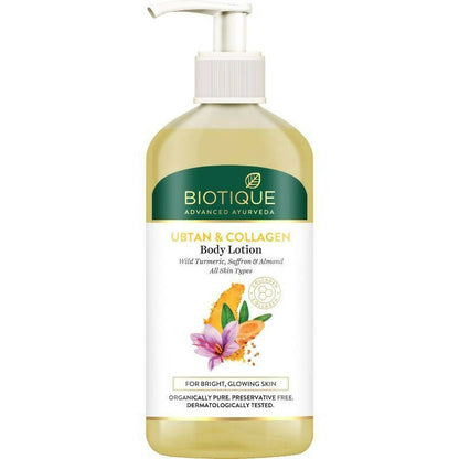 Biotique Advanced Ayurveda Ubtan & Collagen Body Lotion