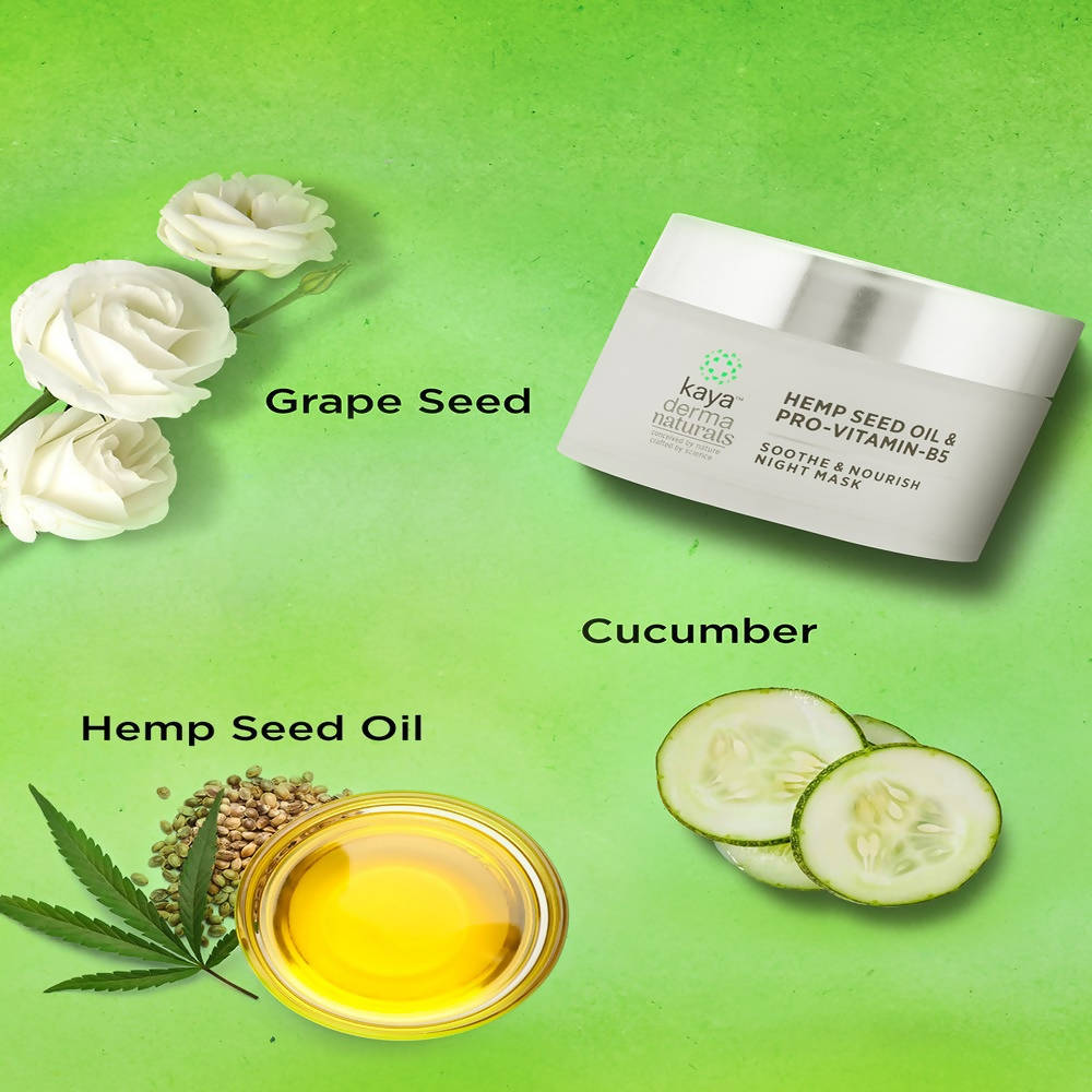 Kaya  Seed Oil & Pro Vitamin B5 Soothe & Nourish Night Mask