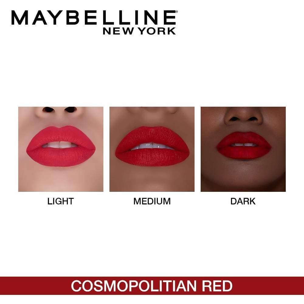 Maybelline New York Color Sensational Creamy Matte Lipstick / 643 Cosmopolitan Red - DrMediCart