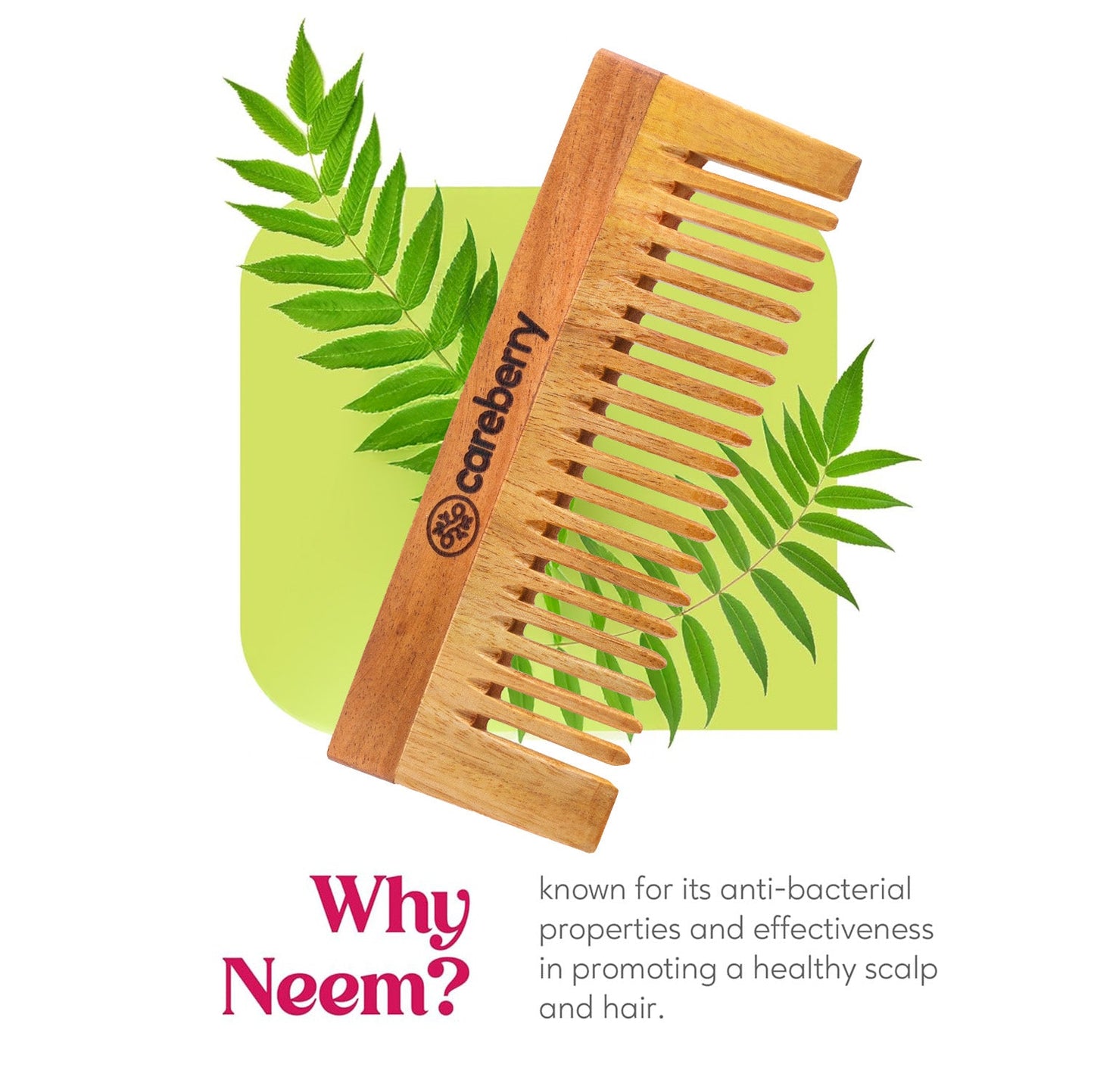 Careberry Neem Nirvana Shampoo Comb