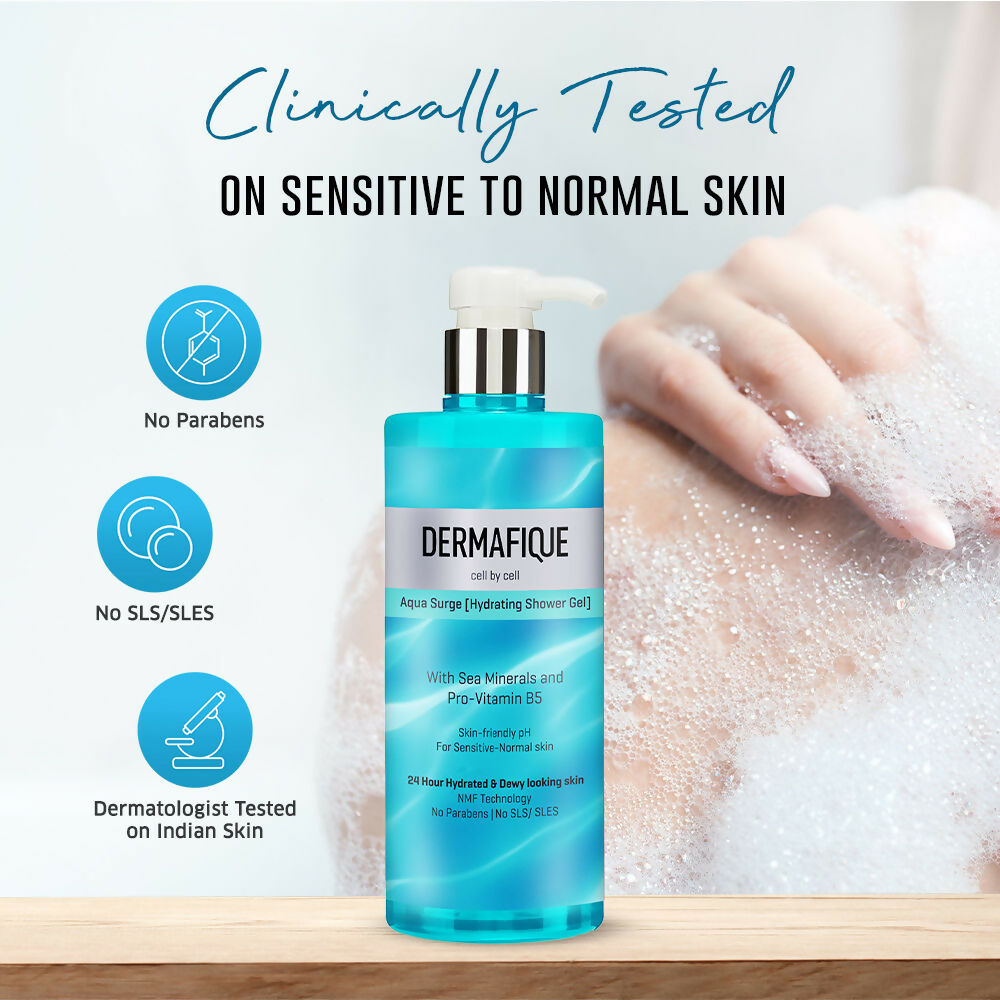 Dermafique Aqua Surge Exfoliating Shower Gel
