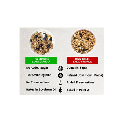 True Elements Baked Granola with Honey Crunch - Drmedicart