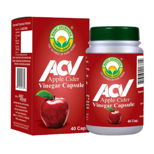 Buy Basic Ayurveda ACV (Apple Cider Vinegar) Capsules from DrMediCart, Ship from India to USA