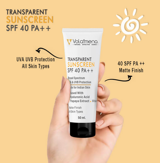 Volamena Transparent Sunscreen With SPF 40 PA++