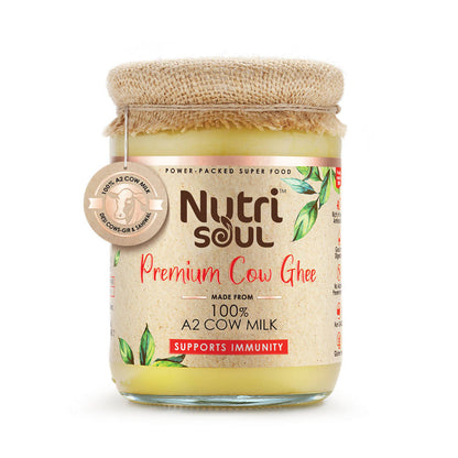 Nutrisoul Premium Cow Ghee | Pure and Natural Desi Ghee | Organic Cow Ghee