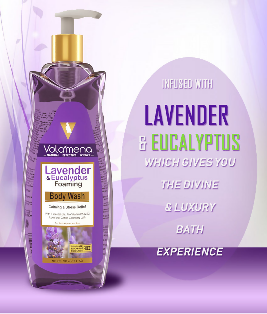 Volamena Lavender & Eucalyptus Foaming Body Wash