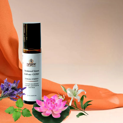 Yogez Awakened Senses Temple Roll-On- CUPID- Aromatherapy blend for romance