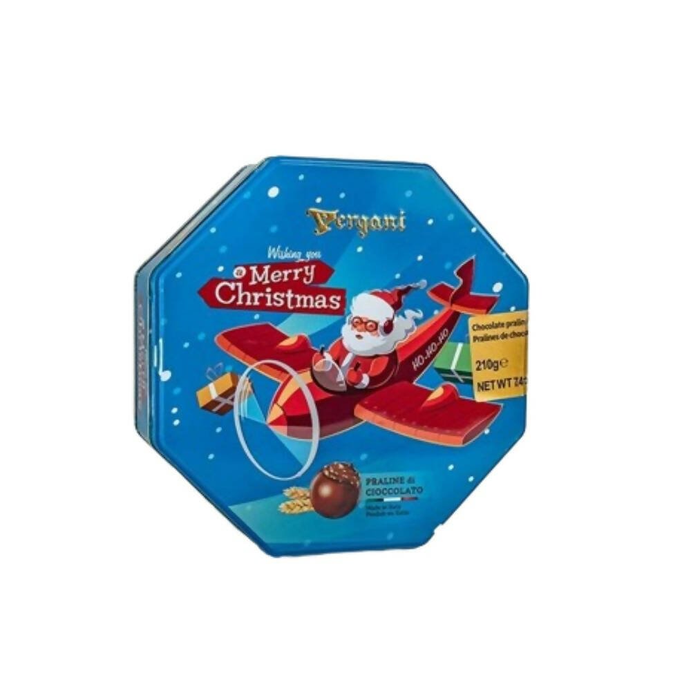 Buy Ajfan Milk Chocolate Hazelnut Pralines in Flying Santa Gift Tin from DrMediCart