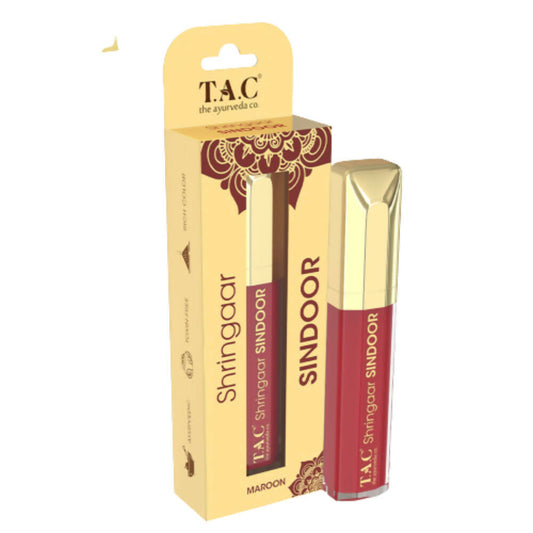 TAC - The Ayurveda Co. 100% Natural Herbal Liquid Sindoor Maroon