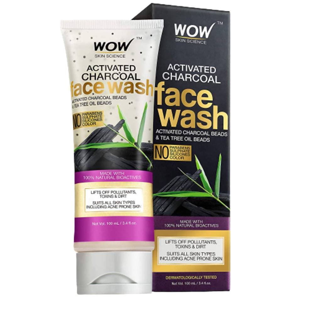 Buy Wow Skin Science Activated Charcoal Face Wash from DrMediCart, Ship from India to USA