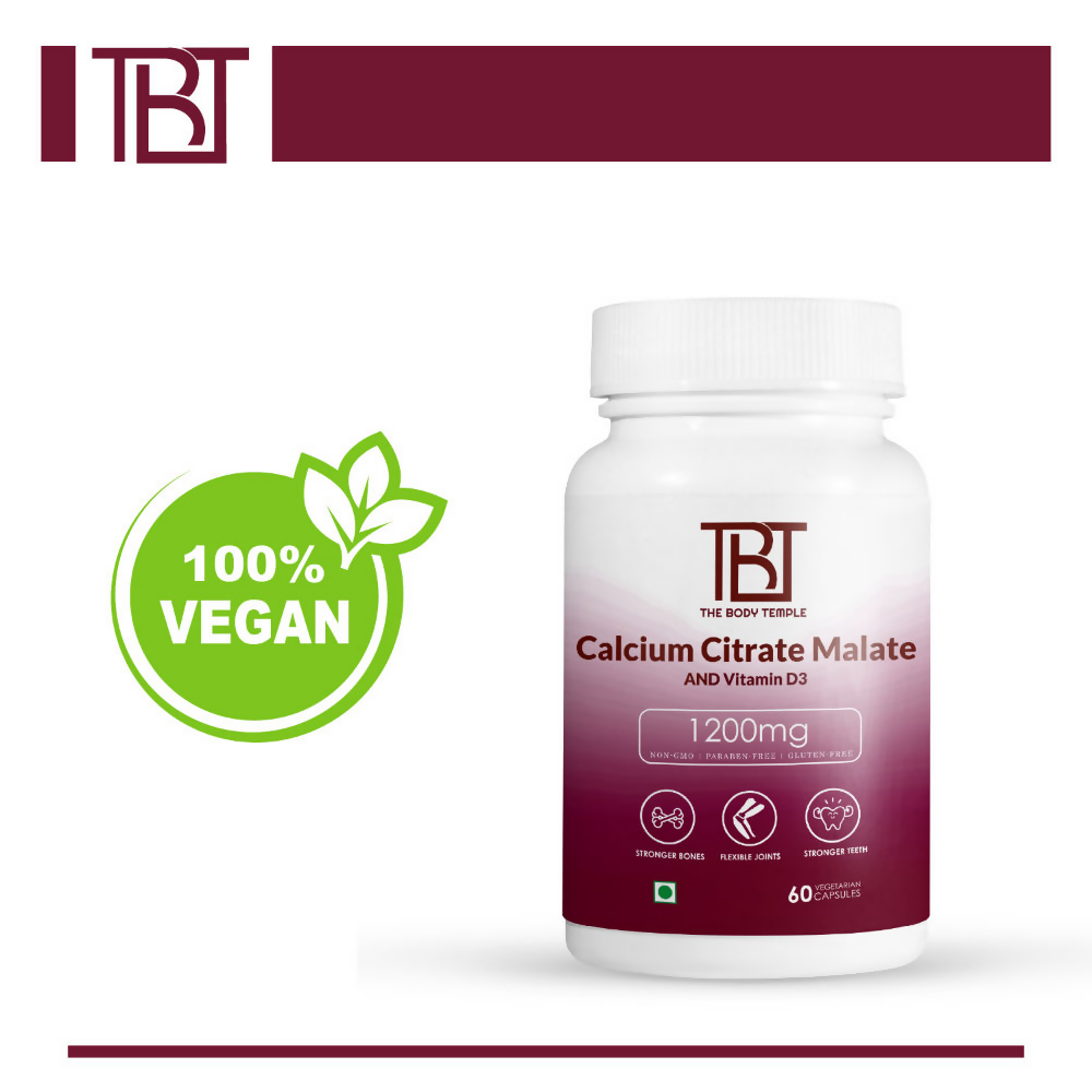 The Body Temple Calcium Citrate Malate Capsules