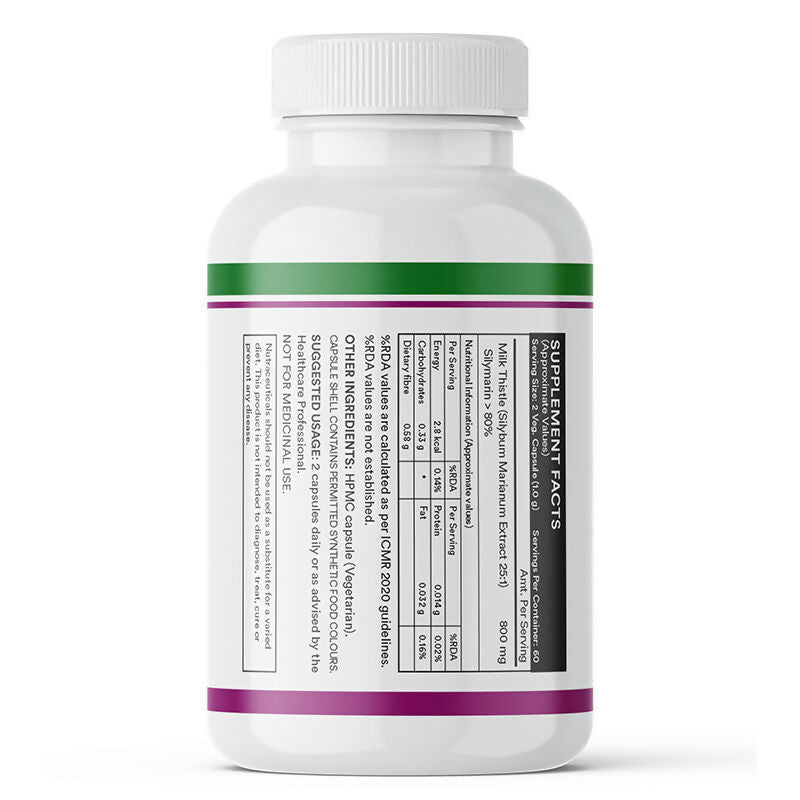 Inlife Milk Thistle Extract 800mg Capsules