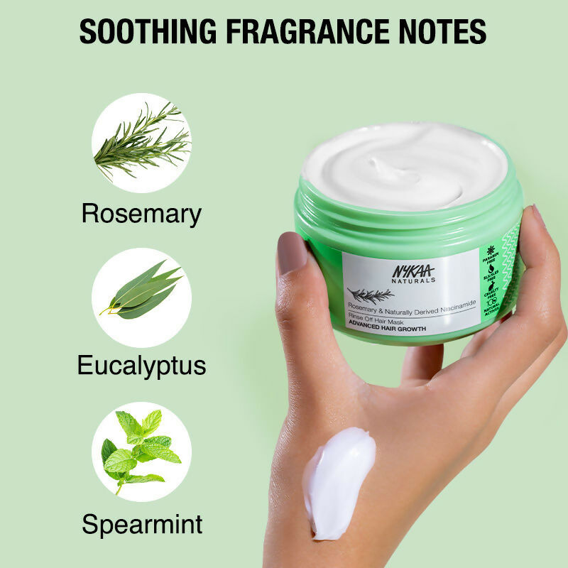 Nykaa Naturals Advanced Hair Growth Hair Mask With Rosemary & Naturally Derived Niacinamide