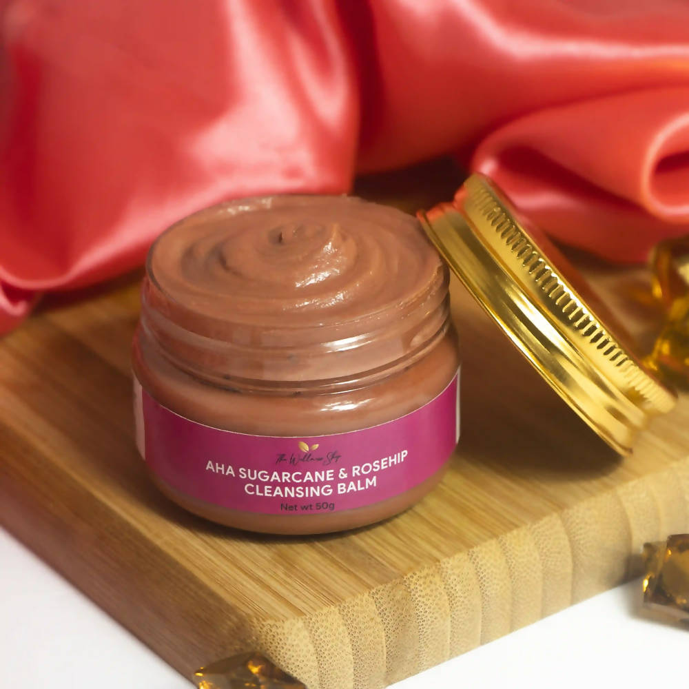 The Wellness Shop Aha Sugarcane And Rosehip Cleansing Balm