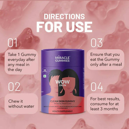 Miracle Gummies Wow Skin Gummies - DrMediCart