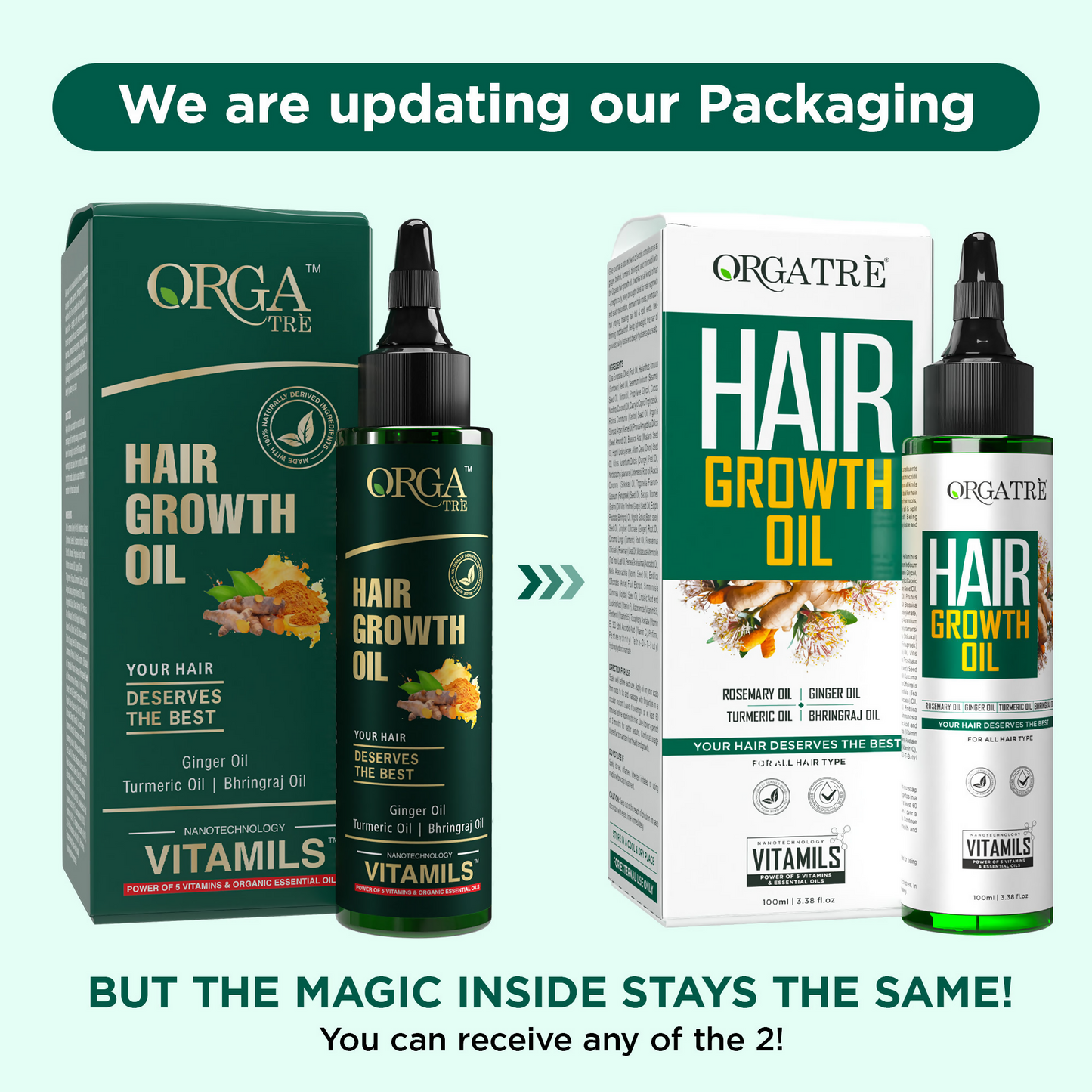 Orgatre Hair Growth Oil With 28 Herbal Oils ??Promotes Hair Growth, Reduces Hair Fall & Dandruff