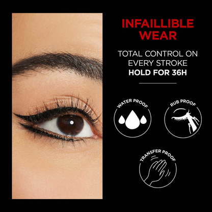 L'Oreal Paris Infaillible Grip Micro Fine Liner - 01 Obsidian Black