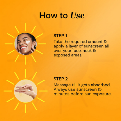 Khadi Natural Vitamin C + Hyaluronic Acid Sunscreen SPF 50 PA+++