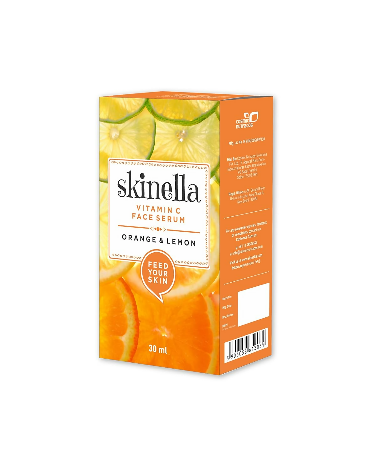Skinella Vitamin C Face Serum Orange Lemon