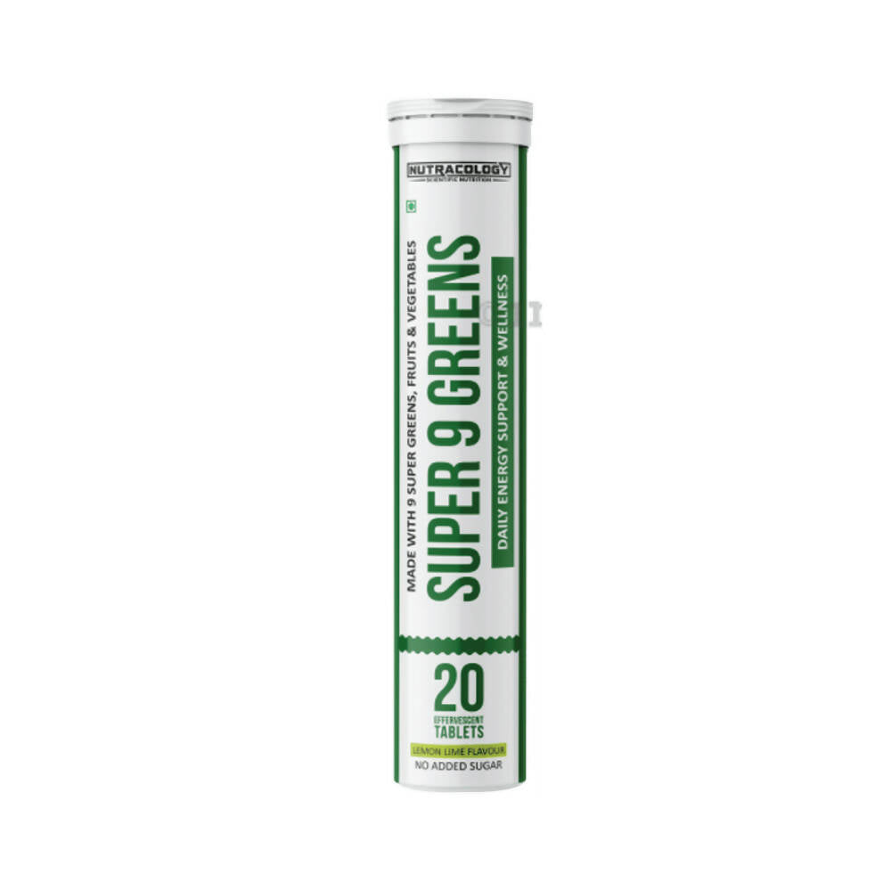 Nutracology Super 9 Greens Daily Wholefood Multivitamin For Immunity And Detox Plant