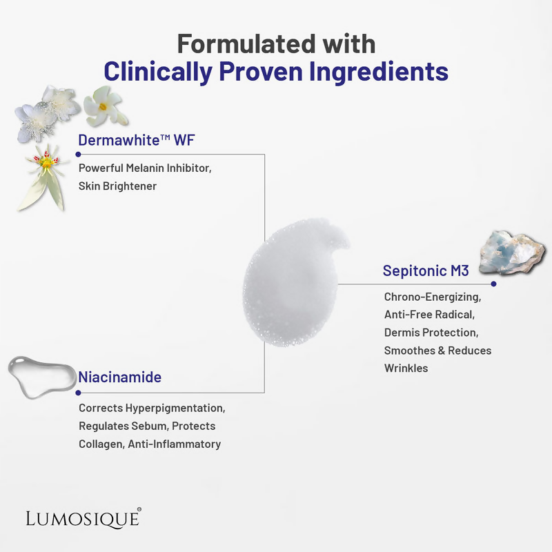 Lumosique Brightening And Moisturizing Foam Face Cleanser