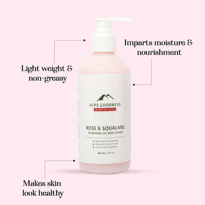 Alps Goodness Rose & Squalane Hydrating Gel Body Lotion