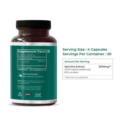 Saptamveda Spirulina Capsules