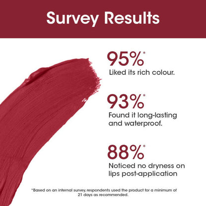 TAC - The Ayurveda Co. Liquid Matte Maroon Fantasy Lipstick