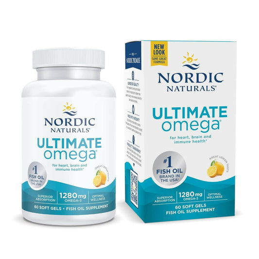 Nordic Naturals Ultimate Omega 3 Fish Oil Softgels