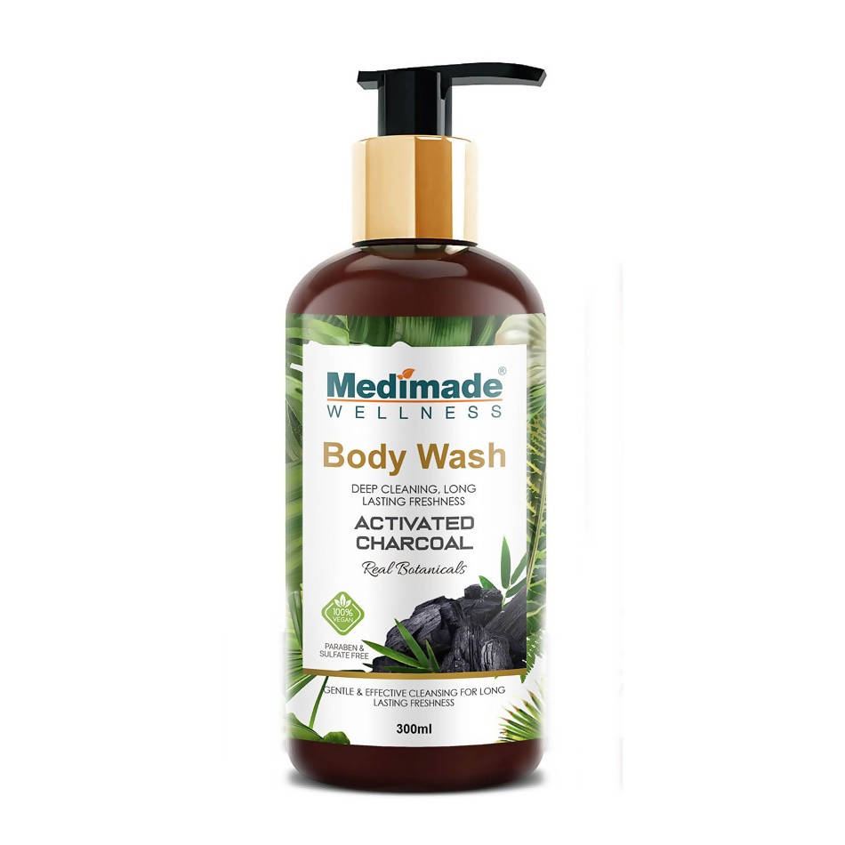 Medimade Wellness Activated Charcoal Body Wash - DrMediCart