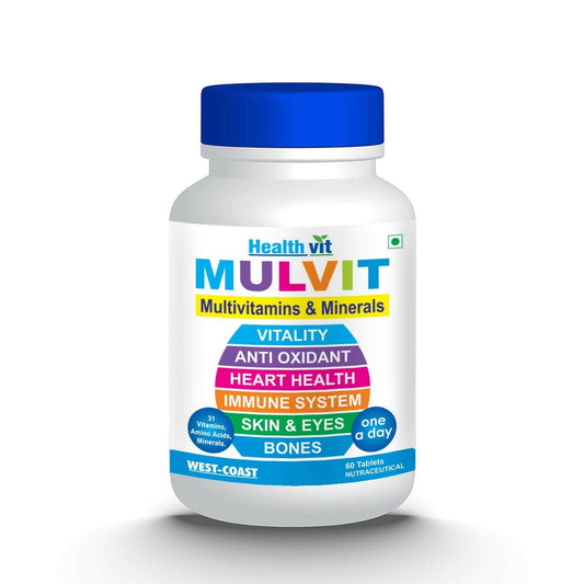 Buy Healthvit Mulvit Multivitamins and Minerals Tablets from DrMediCart, Ship from India to USA