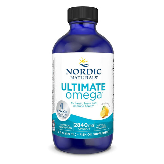 Nordic Naturals Ultimate Omega 3 Fish Oil Liquid - Lemon Flavor