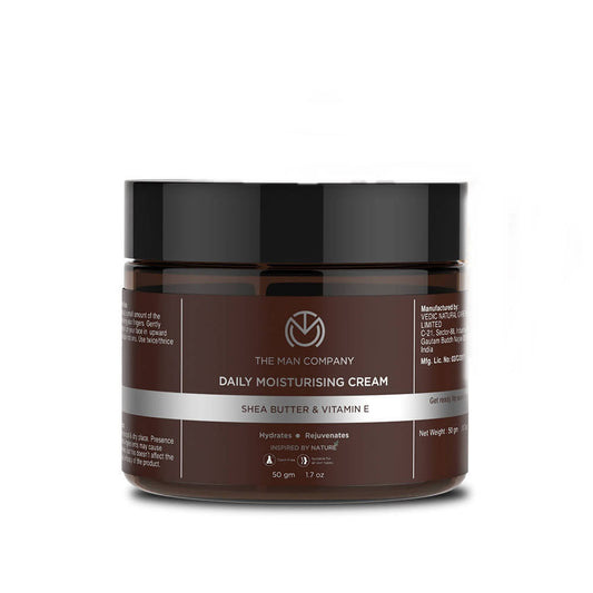 The Man Company Daily Moisturizing Face Cream with Shea Butter, Vitamin E & Coco Butter